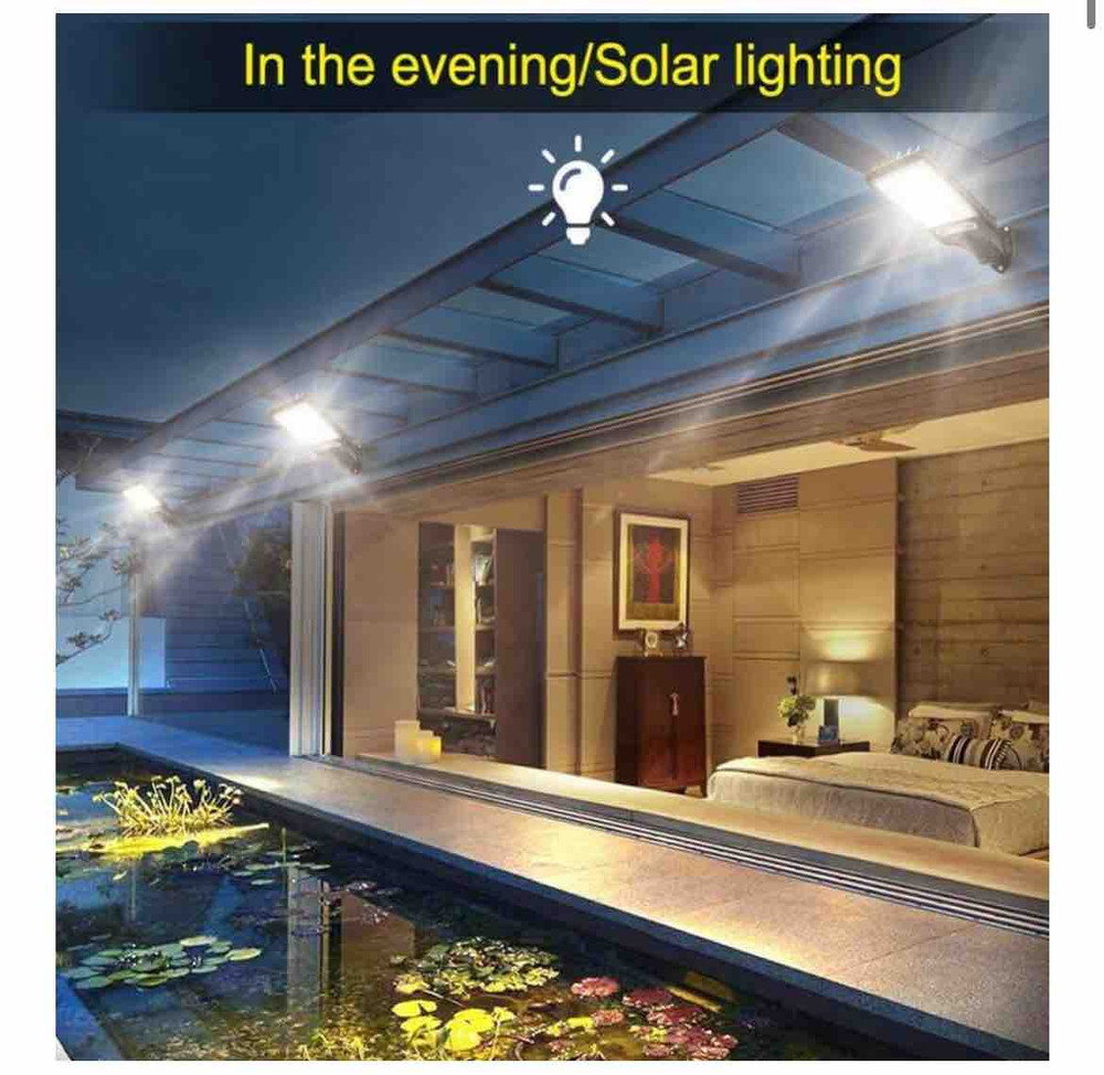 (2 PACK) LED SOLAR OUTDOOR LIGHTS - MOTION DETECTOR (NEW)