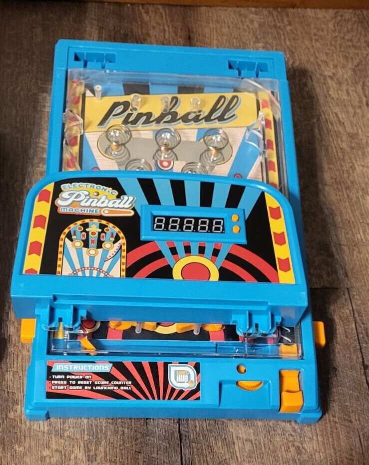 GAMES HUB Electronic Pinball Machine Lights, Sound Working & Tested