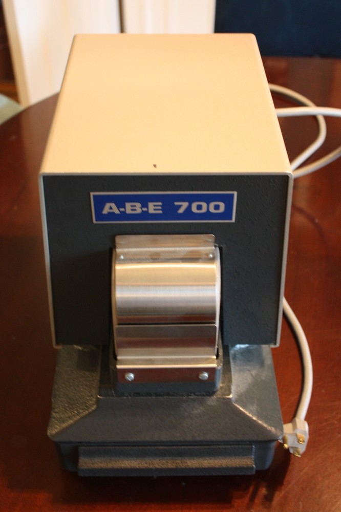 A.B.E ABE MODEL 700 HEAVY DUTY PERFORATOR MACHINE "VOID" STROMBERG PRODUCTS