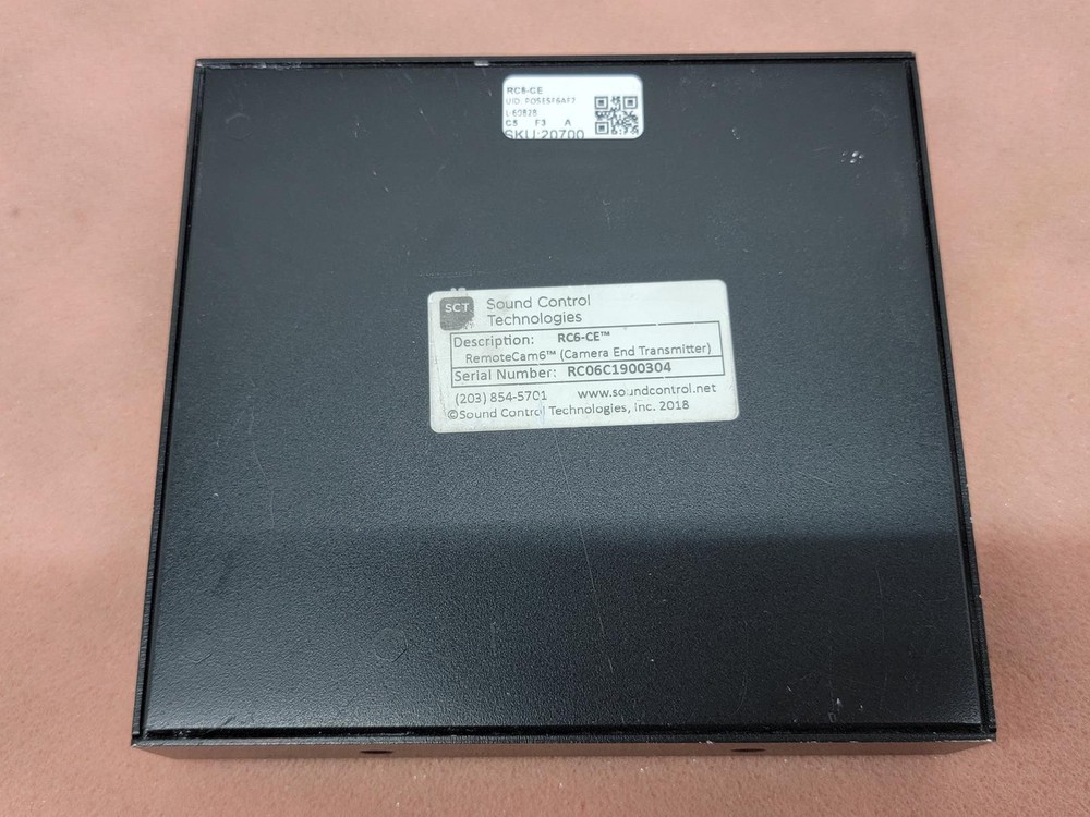 USED SOUND CONTROL TECHNOLOGIES RC6-CE Camera End Transmitter SKU 20700