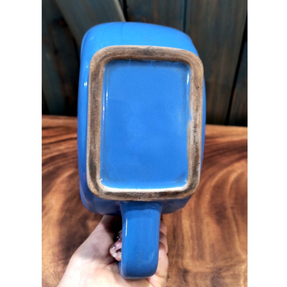680 Norge Refrigerator Pitcher Blue Vintage