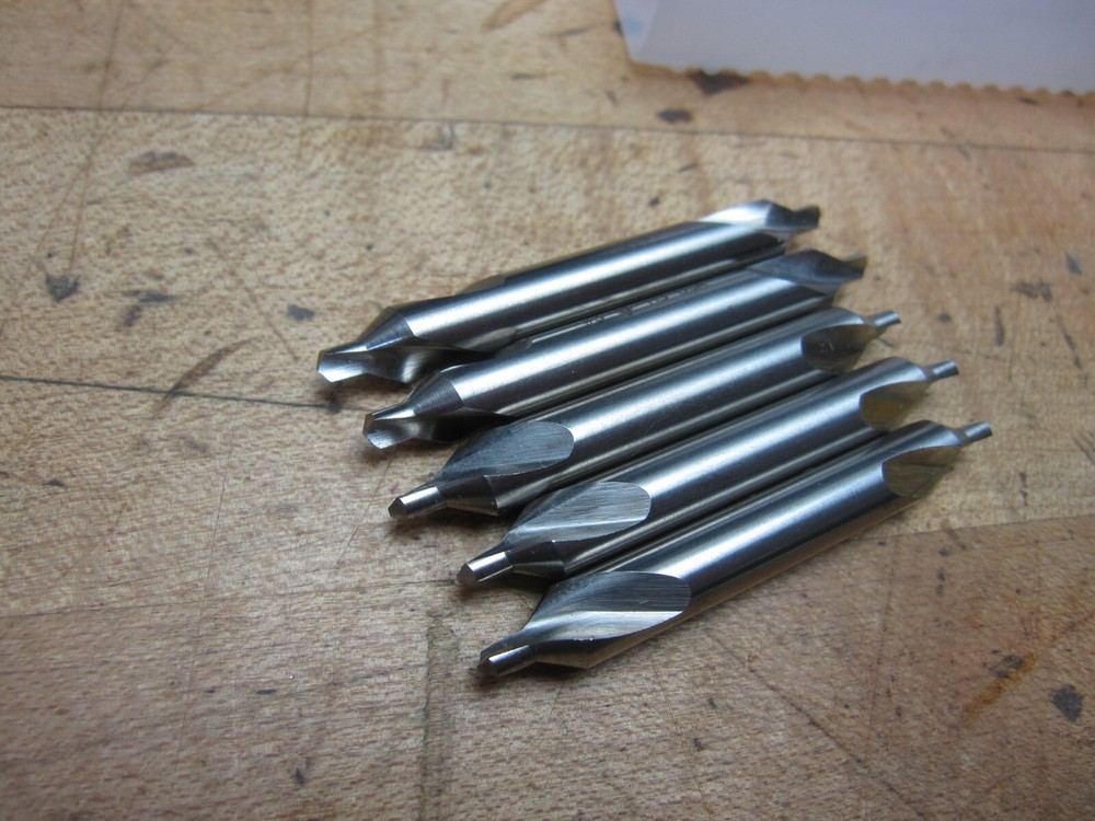 5 new Cleveland Size #3 60 deg. combined drill countersinks