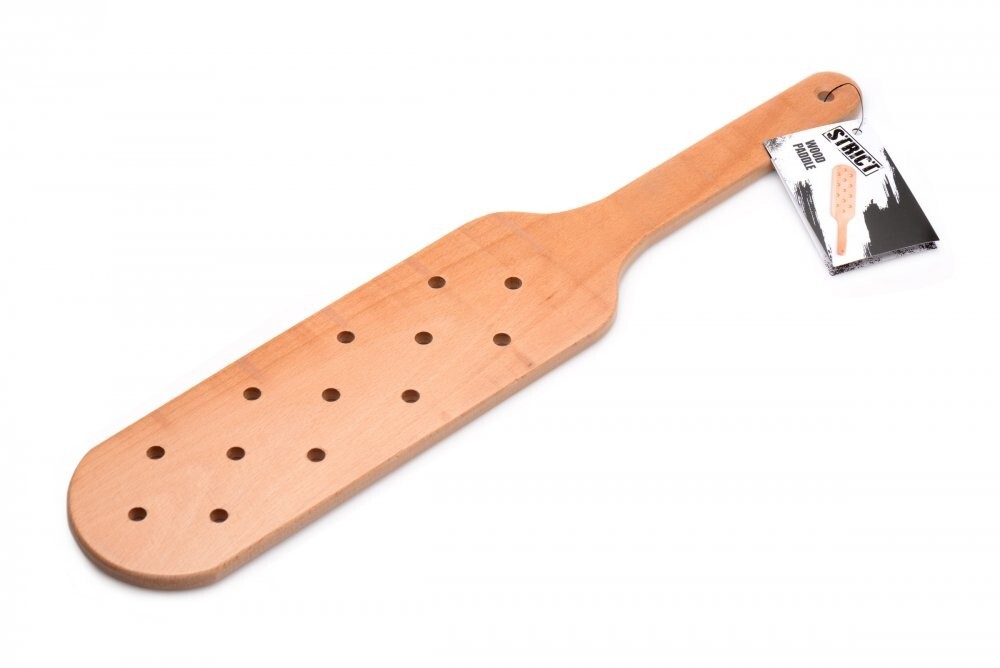 Strict Solid Beech Wood Bondage Paddle by XR Brands