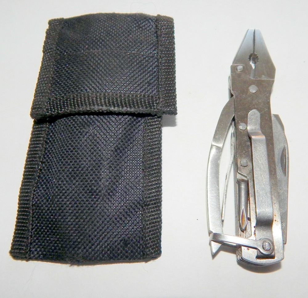 Stainless Steel Multi-Tool w/ Woven Case