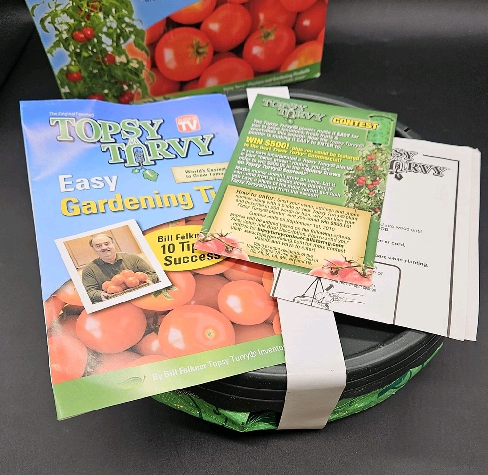 Topsy Turvy Upside Down Hanging Vegetable Growing System