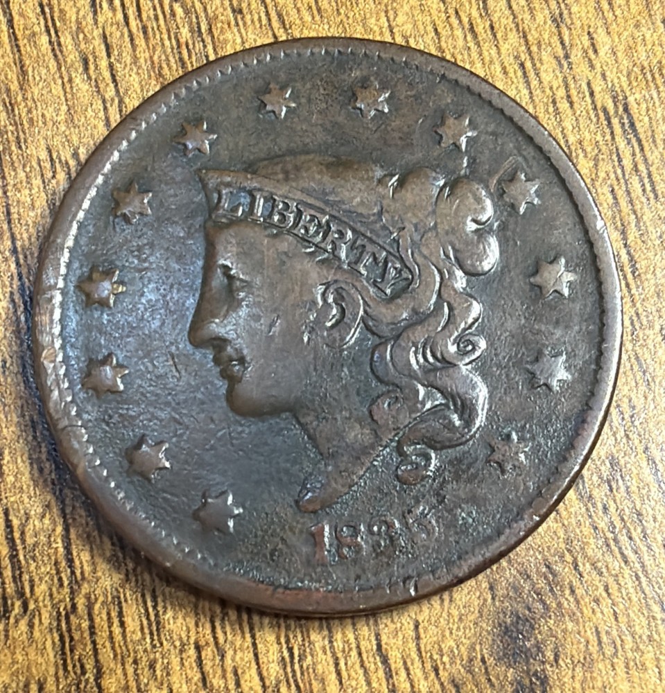 US 1835 Matron Head Large Cent **