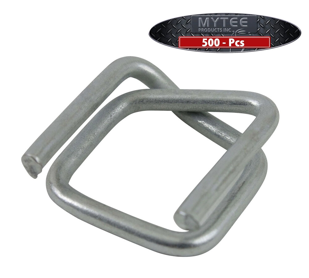 Wire Buckle Galvanized 1" (500 pcs per Box) For Cord Strap Lashing