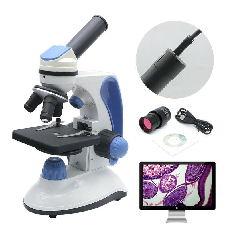 2000x Biological HD Microscope Student laboratory Lab w/USB Electronic Eyepiece