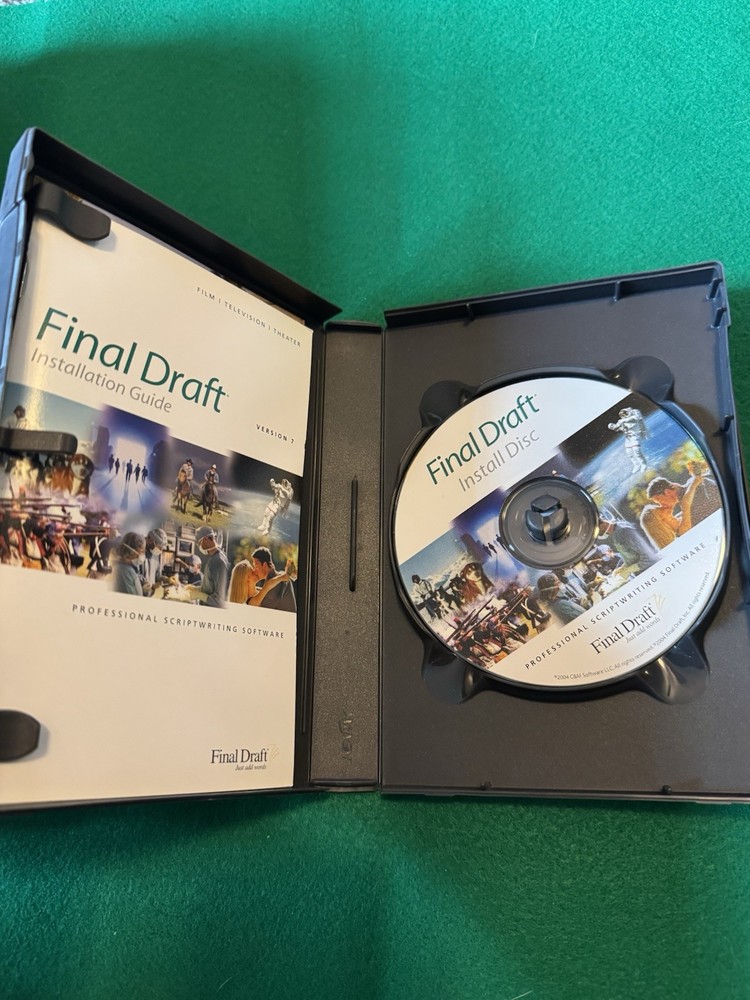 Final Draft Version 7 Professional Scriptwriting Software Mac & Windows