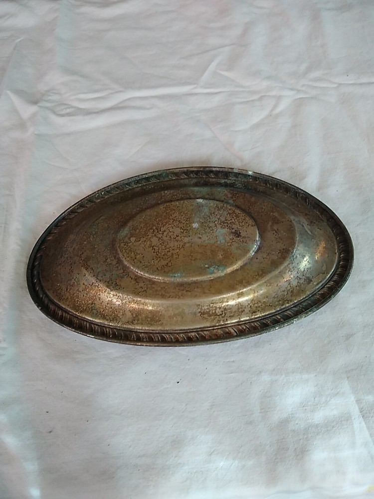 Silver Oval Serving Tray