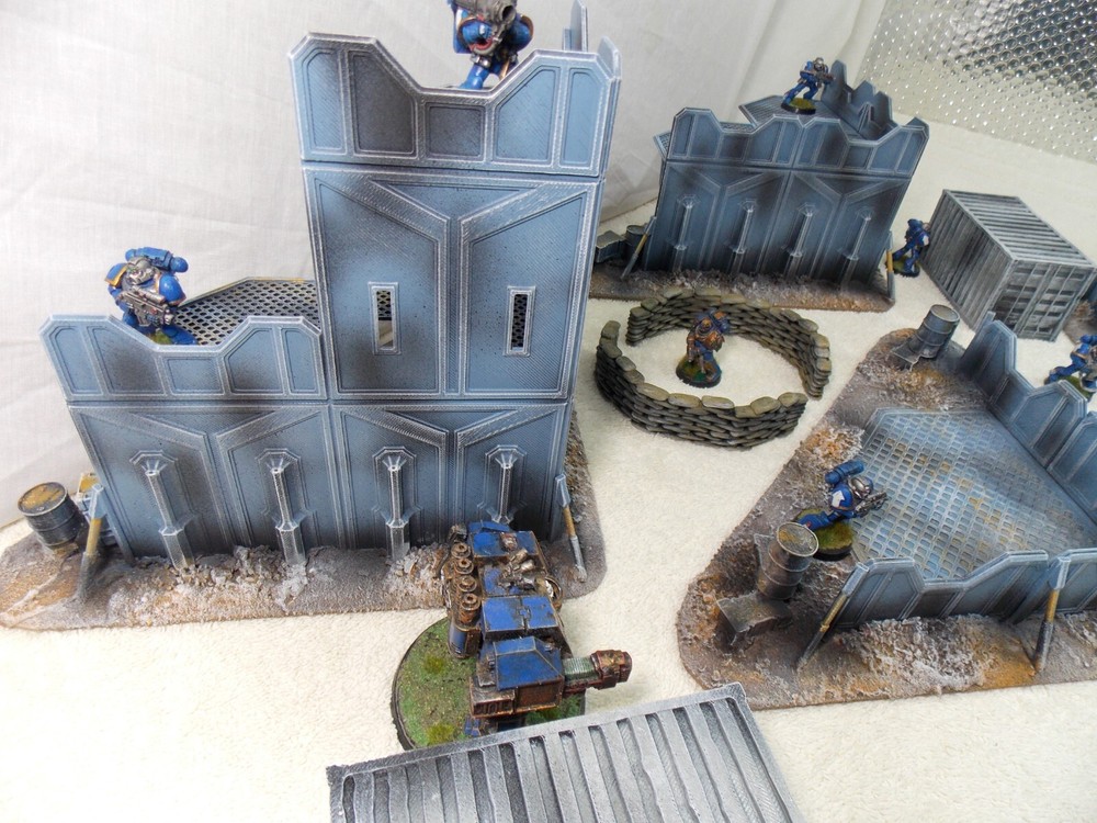 WARGAMING TERRAIN PAINTED BUNDLE 9 PIECE SET...ADVANCE ORDERS