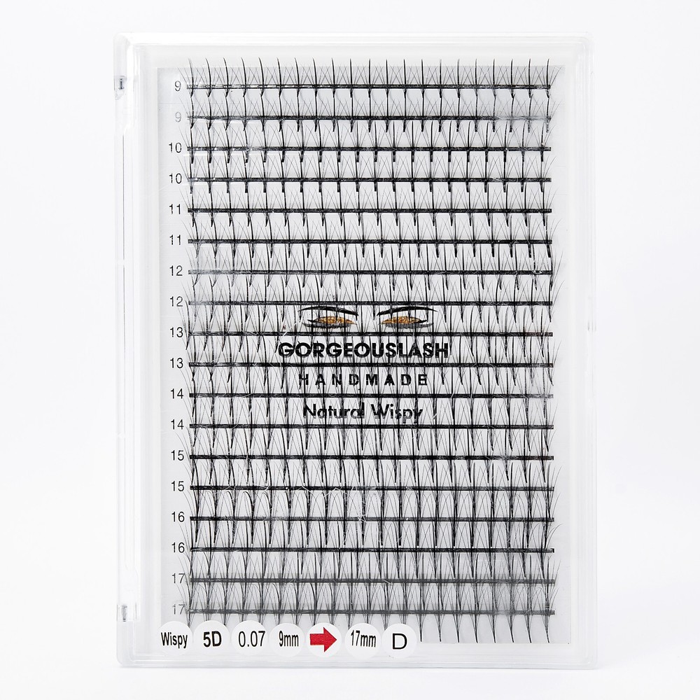 WISPY On Strip 5D, 7D, 9D Premade Spike Lashes, 0.07mm, Eyelash Extensions!