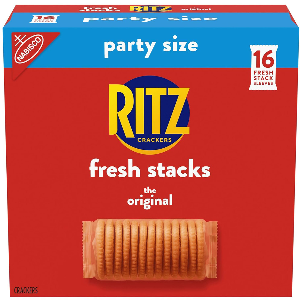 Ritz Crackers Original Cracker Snack Fresh Stacks Party Size