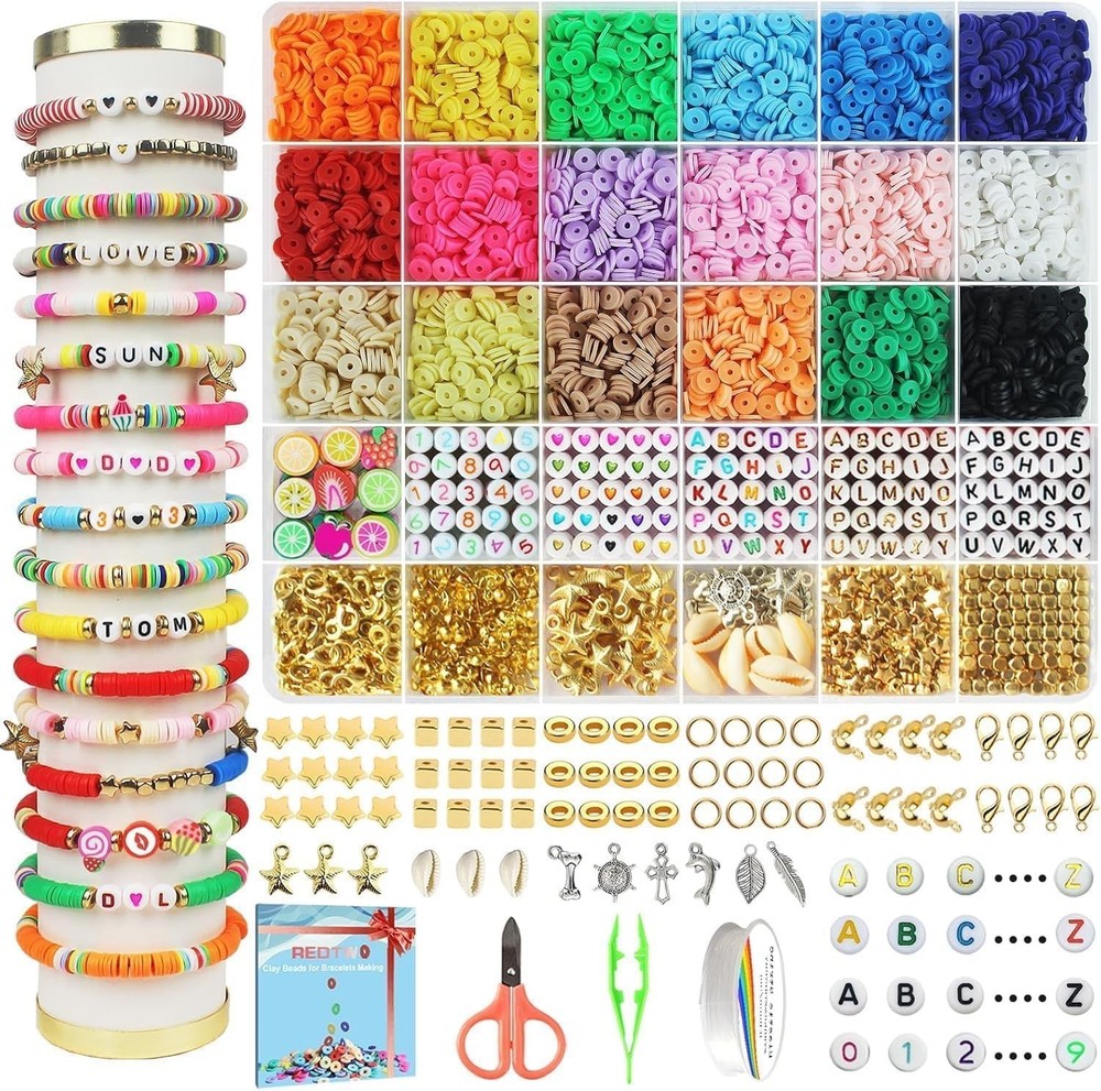 Innovative Bracelet Making Kit with 5100 Beads & Charms for Young Creatives
