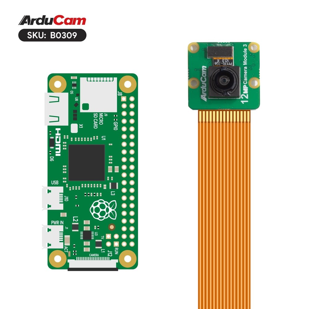 Raspberry Pi Camera Module 3 12MP IMX708 102 Wide Angle Fixed Focus HDR Pi 5