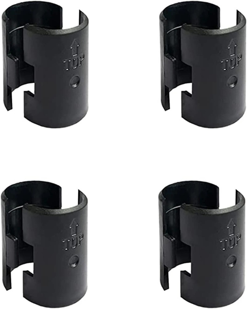 40PCS Wire Shelf Clips Split Sleeves Lock Metal Rack Fits 1in Post