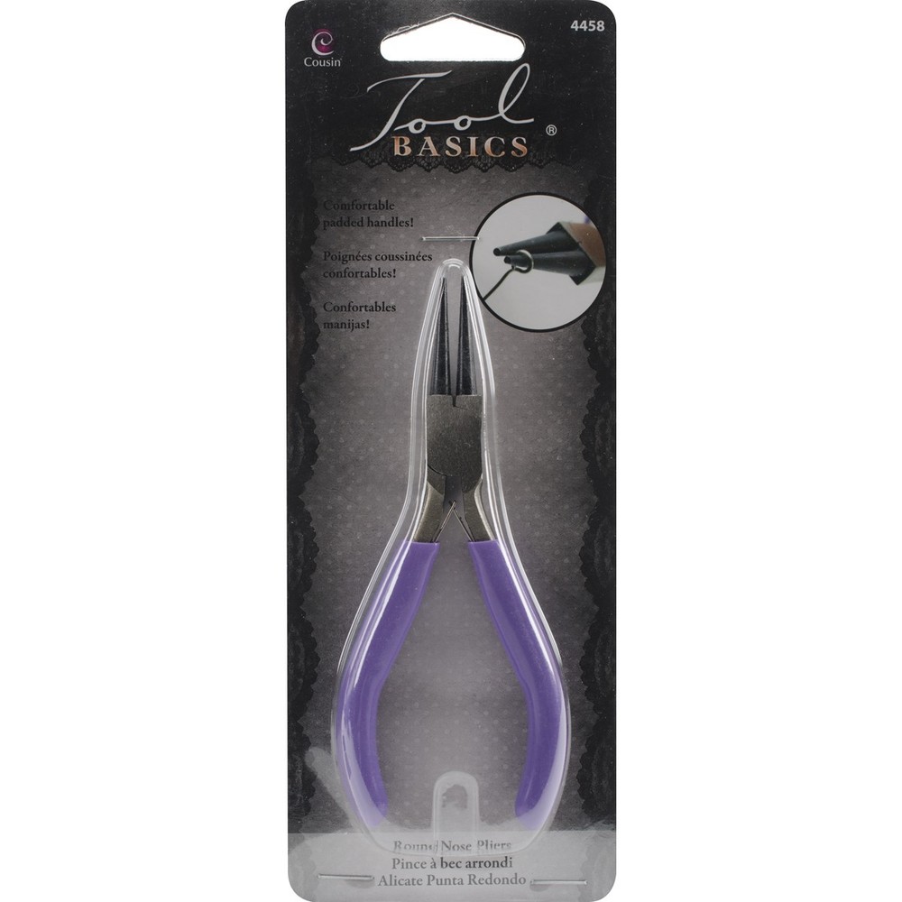 Tool Basics Round Tip Pliers 4.5"
