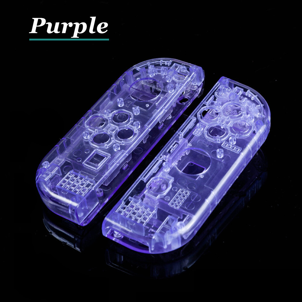 For Nintendo Switch Joy-Con Replacement Shell Case Housing DIY Translucent 1Pair