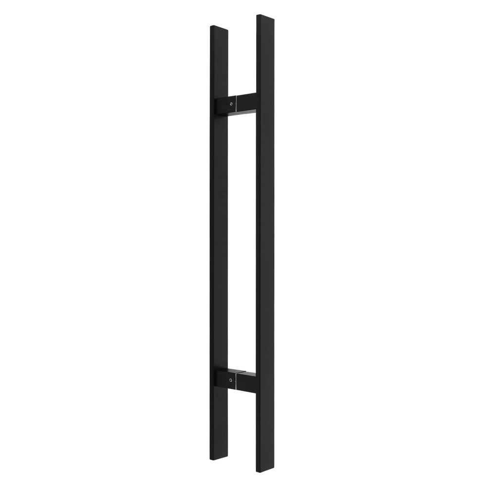 Black Modern Cabinet Handles H Bar Pulls Kitchen Drawer Hardware Stainless Steel