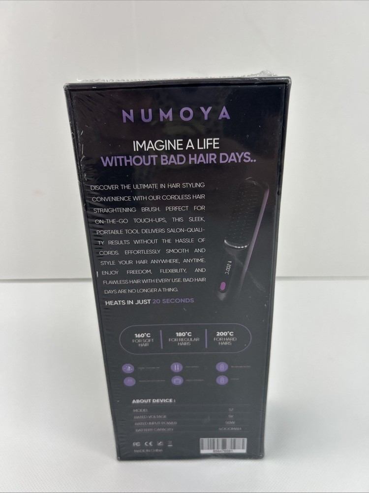 Numoya Portable Straightener Brush - GoBrush PRO NEW