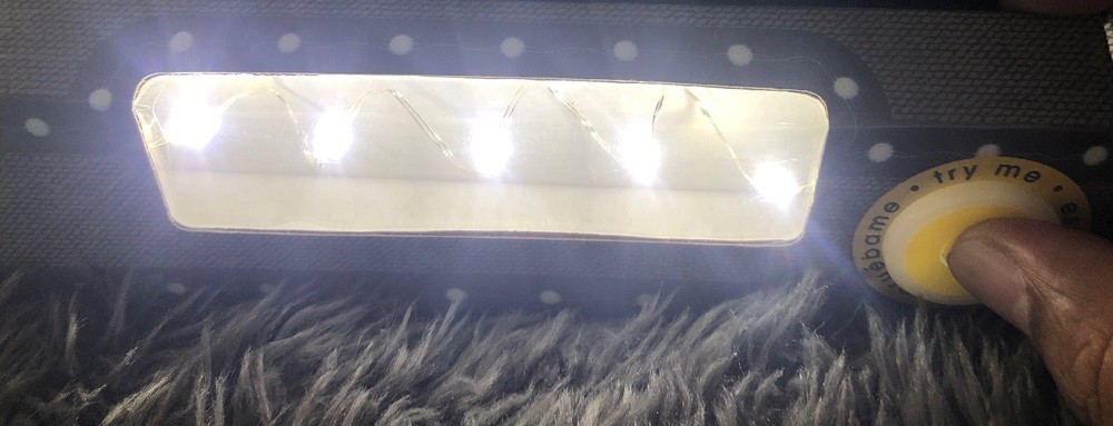 Everlasting Glow Cool White LED Christmas Light String Set 30 Lights