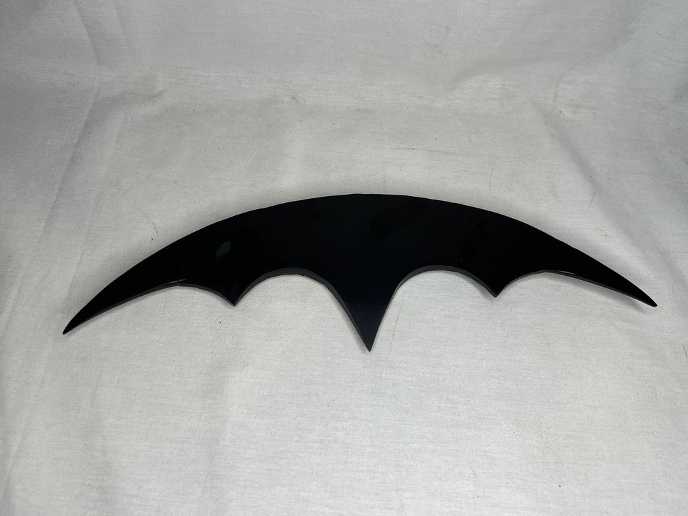 Batman Returns Batarang, Display Plaque, Solid Resin, Real Prop Replica