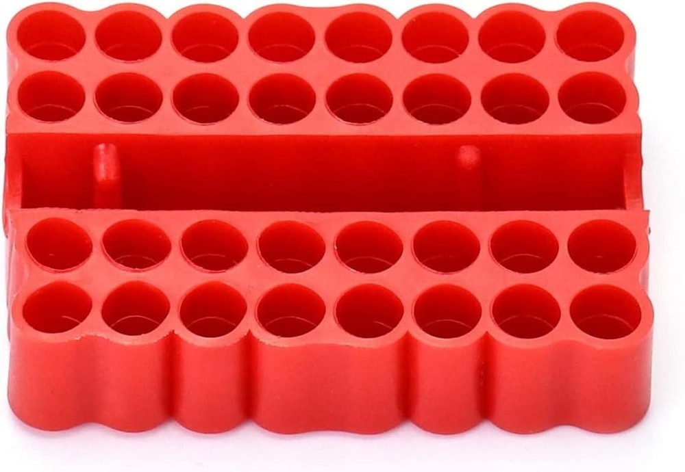Screw Bit Holder Storage Box, 4 Pack 33 Hole Hex Bit Holder Rack