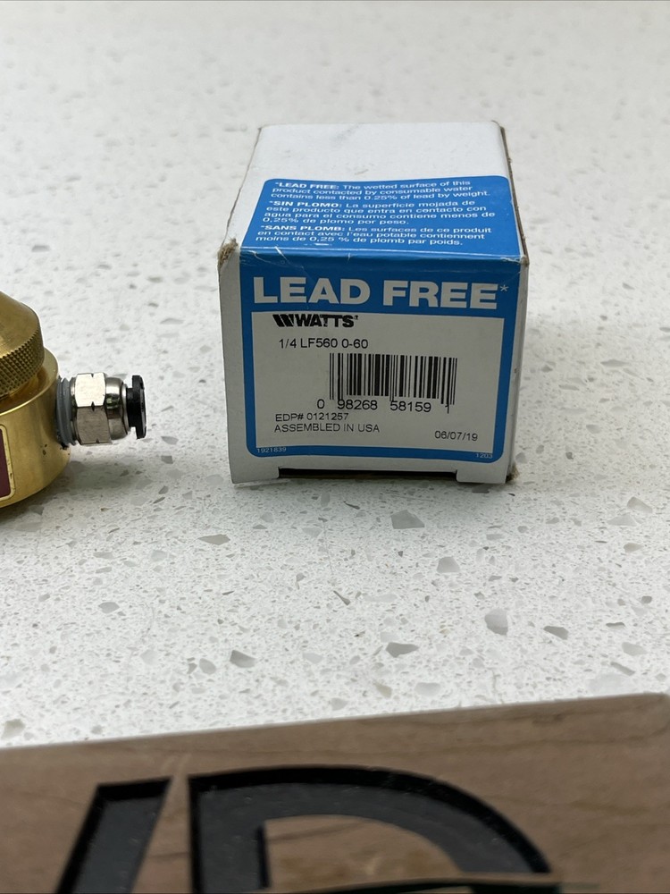 1/4 LF560 0-60 Watts Water Pressure Regulator