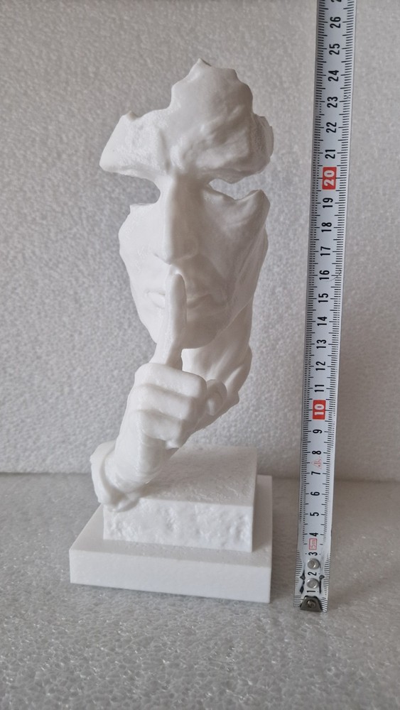 Decorative Statue "Silence is Gold"