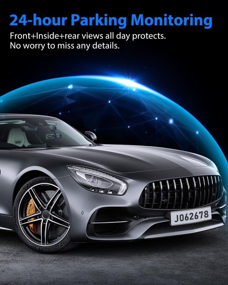 1080P Dash Camera with Night Vision & G-Sensor for Complete Coverage