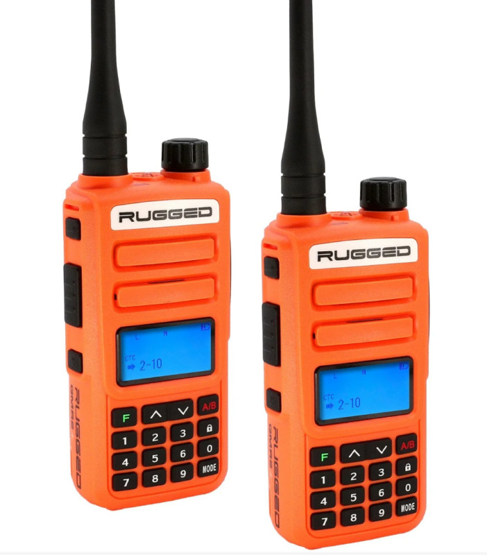 Rugged Radios For 2 PACK - Rugged GMR2 PLUS - GMRS / FRS Two Way Handheld Radios