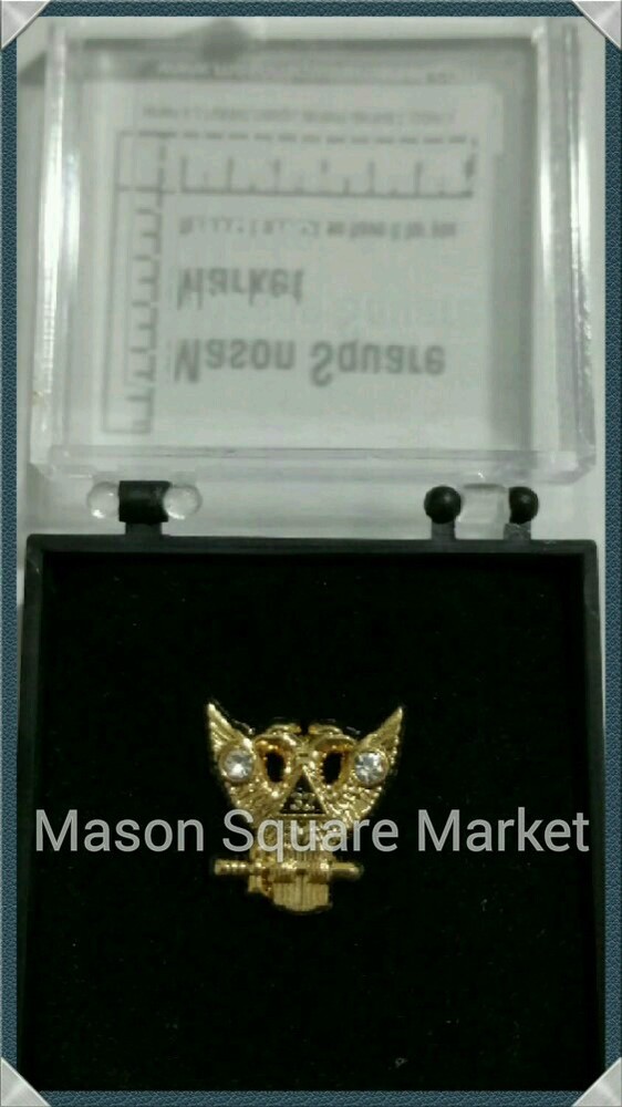 Freemason 32nd Degree Wings Up Lapel Pin