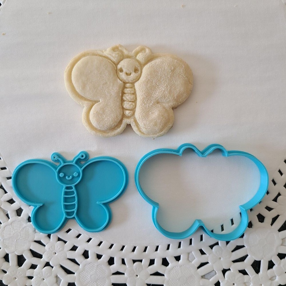 Cookie Cutter & Stamp Butterfly Blue