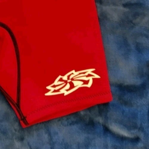 NEW! Hyperflex Youth (8) Access Shorty Spring Suit, 2.5mm Red Wetsuit, Back Zip