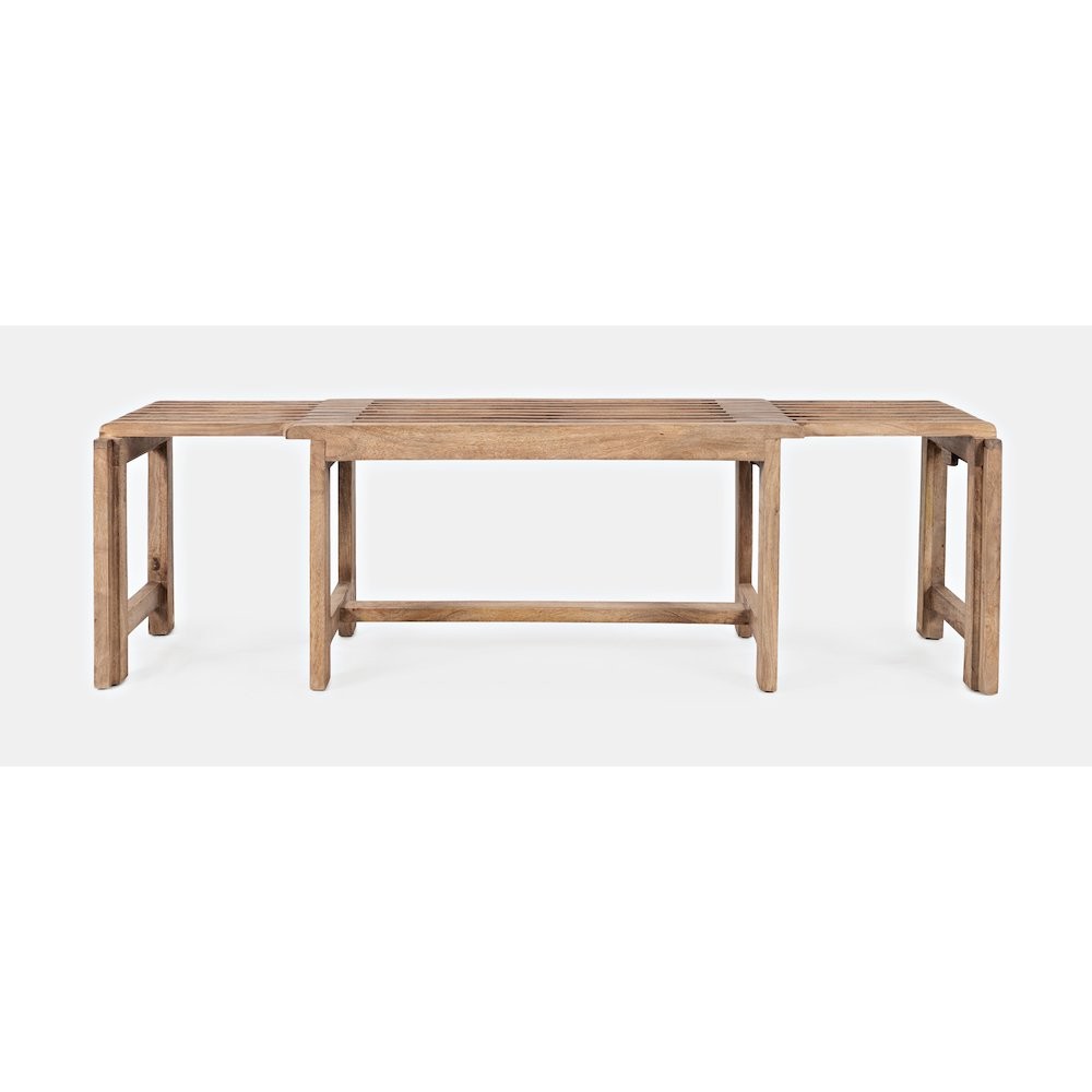 Bradford Modern Extendable Solid Mango Hardwood Bench