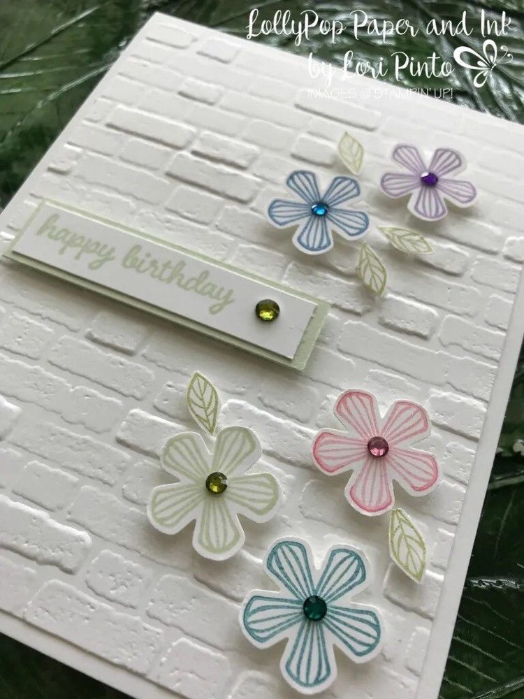 Stampin Up! BRICK & MORTAR 3D Embossing Folder. ***NEW*** #70