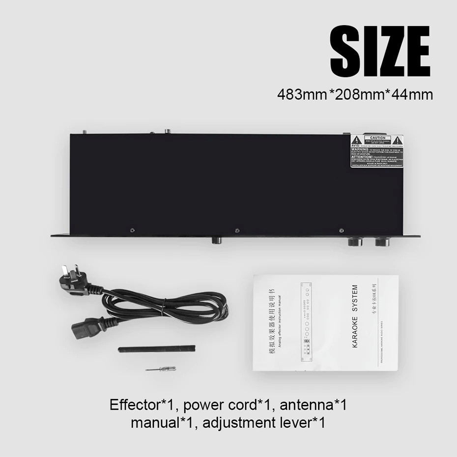 DSP Professional Audio Digital Processor KTV Karaoke Effect System NEW-