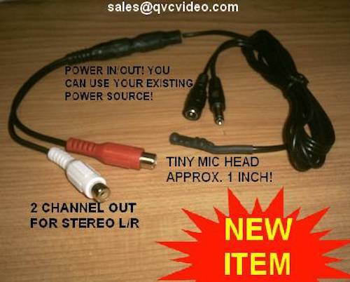 Hi-Gain MIC MICROPHONE AUDIO MIK 2 CHANNELS DUAL POWER