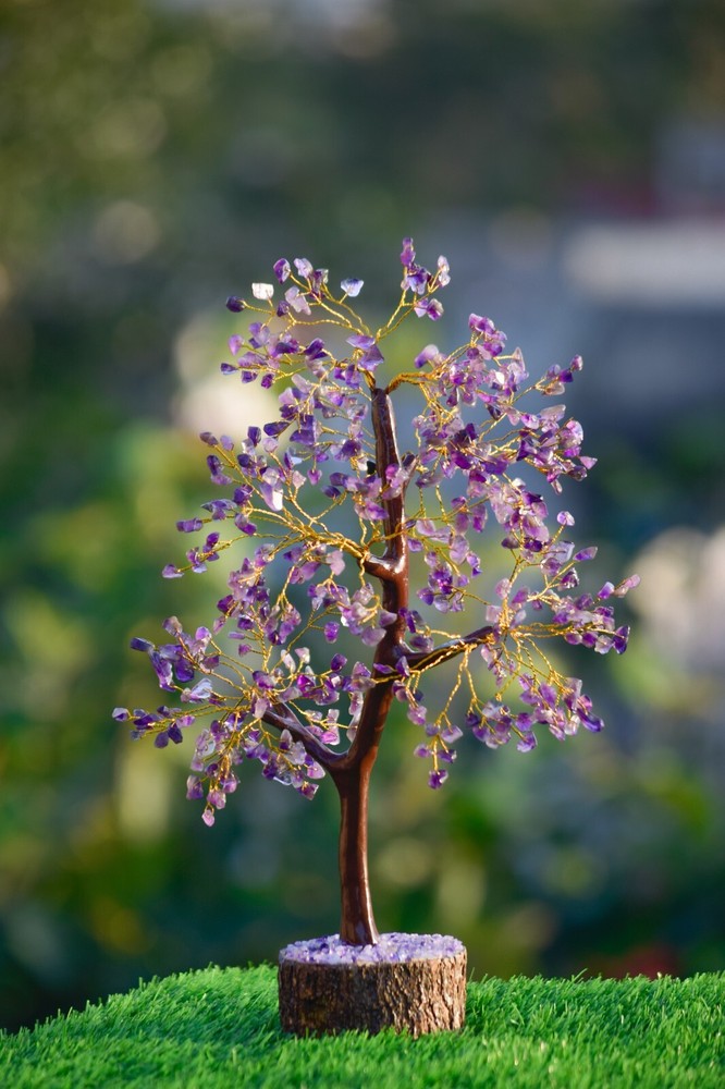 Amethyst Tree, Natural Amethyst Tree, Gemstone Tree, Crystal Tree, 500 Chips
