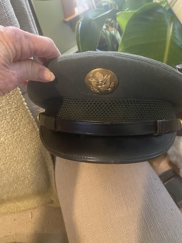 Assorted Military Branch Visor Hats (6) Used