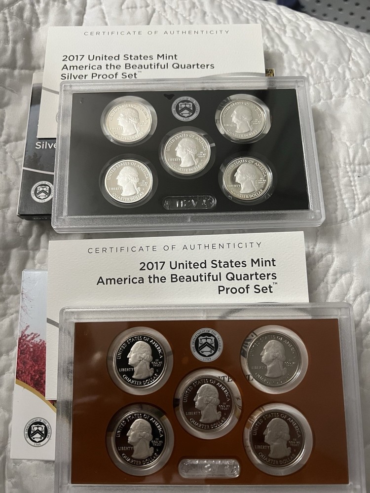 2017-S Silver Proof Set US Mint 10 Coins 90% Silver w/ Box & COA