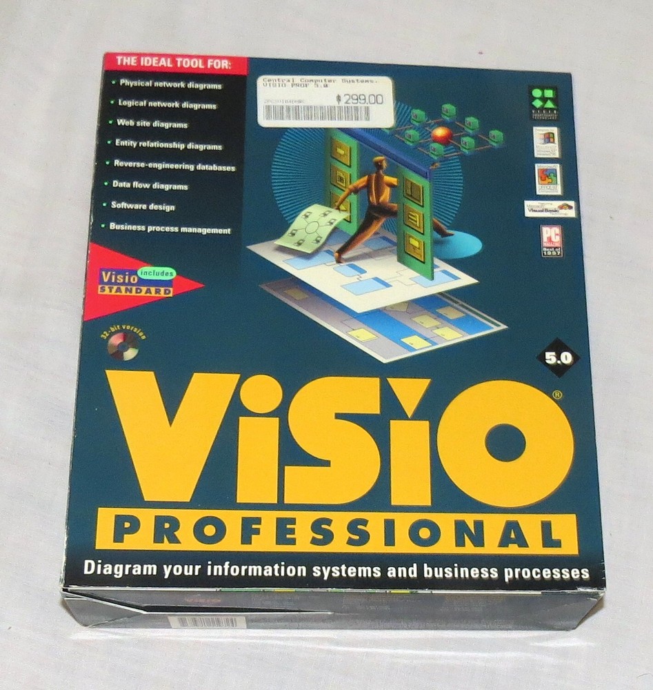 Visio Professional 5.0 - Complete Set - for Windows 95, 97, NT