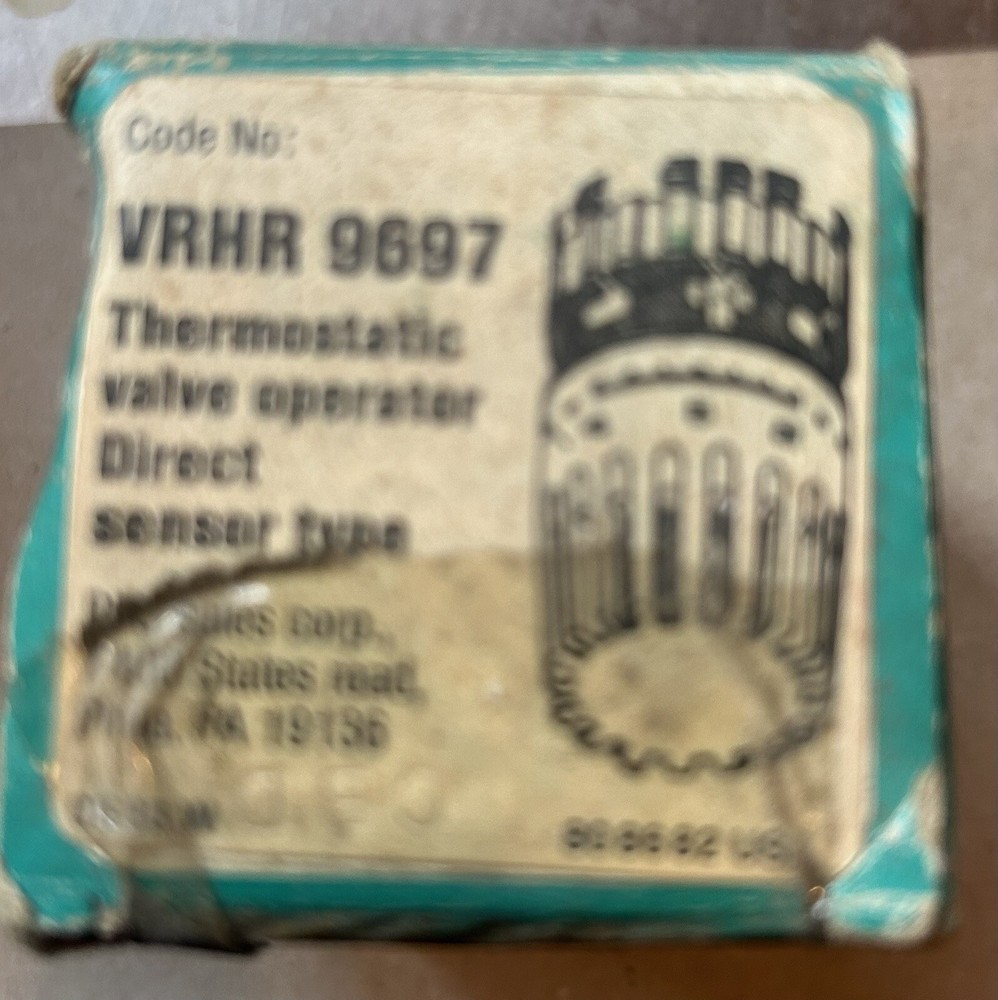 NOS VAILLANT VRHR 9697 THERMOSTATIC AUTOMATIC VALVE OPERATOR DIRECT SENSOR TYPE
