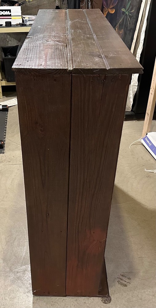 Antique Barnwood Bookcase