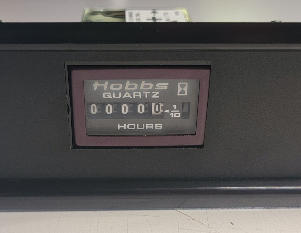 JRV Products RV Range Hood Monitor Panel w/ Hobbs Quartz Hour Meter 6 Switches
