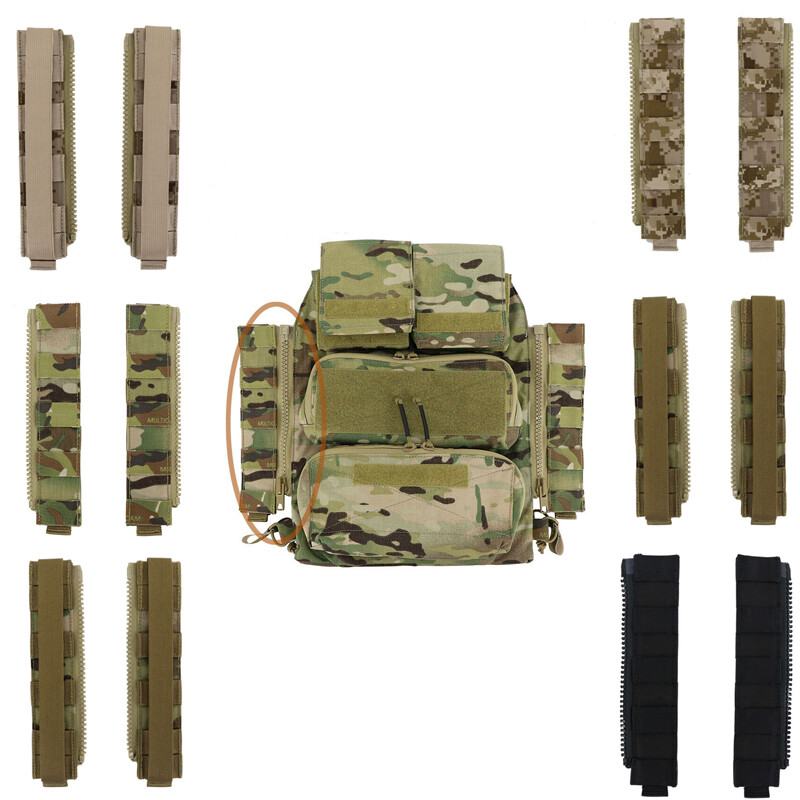 1 Pair Hunting Molle Side Zipper Panel for CP1.0 / CP2.0 Zip Back Pack