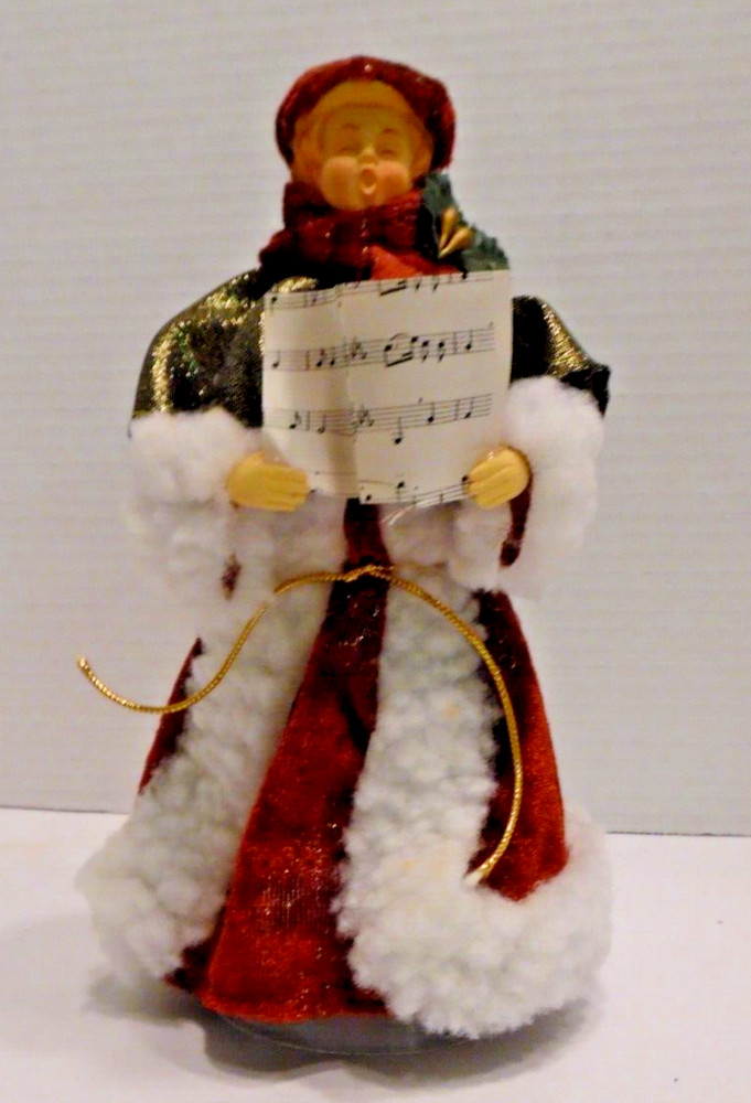 VTG Victorian Christmas Caroler Figure