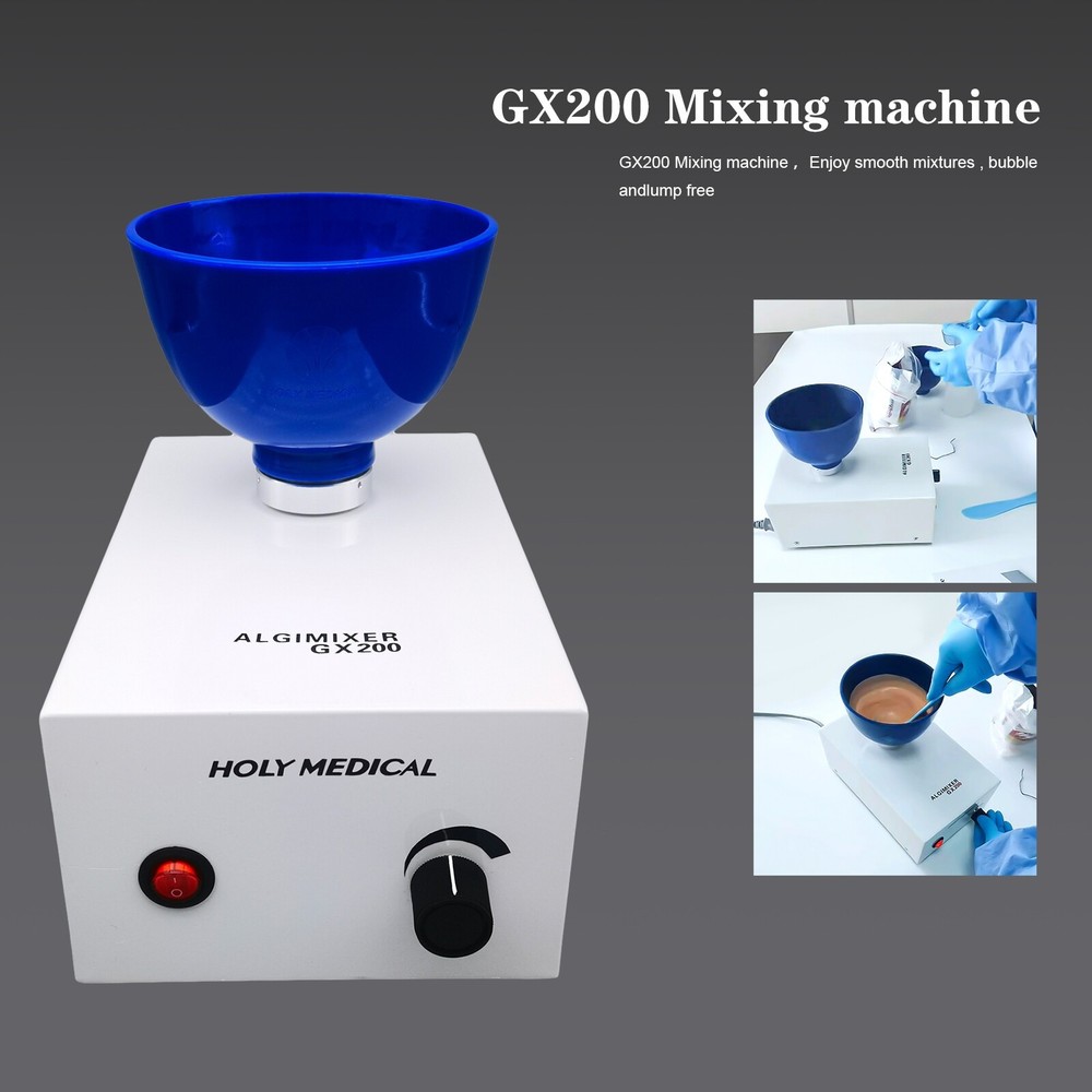 GX200 Dantal Lab Automatic Alginate Mixer Impression Material Stirring Machine