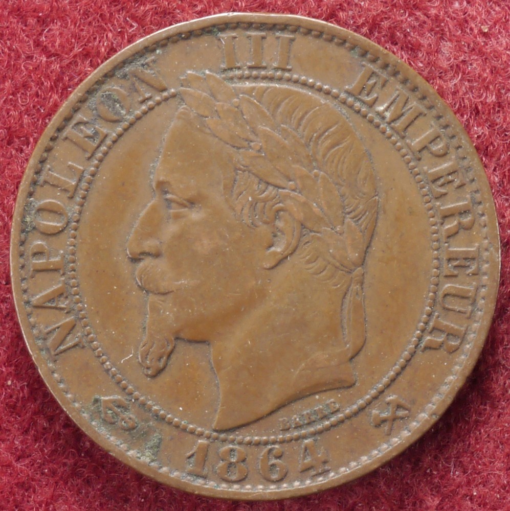 France 5 Centimes 1864 K (E2203)