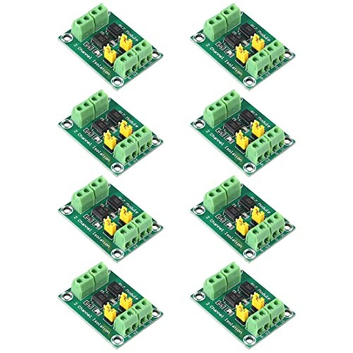Alinan 8pcs 2CH Optocoupler PC817 2 Channel Isolation Board Voltage Converter
